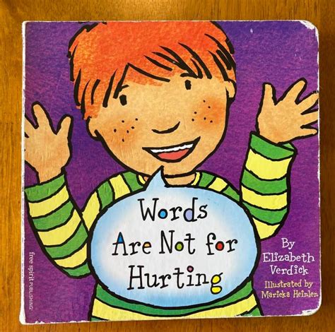 Read Words Are Not For Hurting Board Book Best Behavior Series 