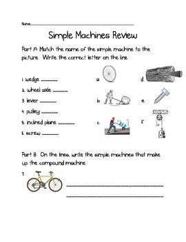 Work And Machines 3rd Grade Science Worksheets And Work And Simple Machines Worksheet Answers - Work And Simple Machines Worksheet Answers