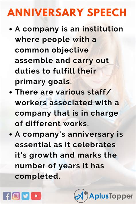 work anniversary speech ideas for employees