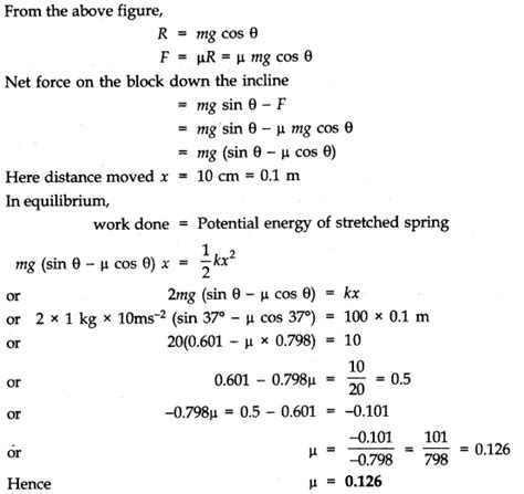 Work Power Energy Class 11 Notes