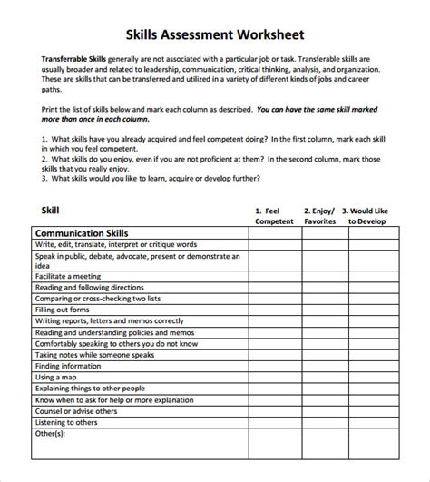 Read Work Skills Test 