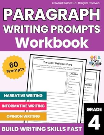 Workbooks Elementary Fourth Grade Narrative Essay Korean Edition