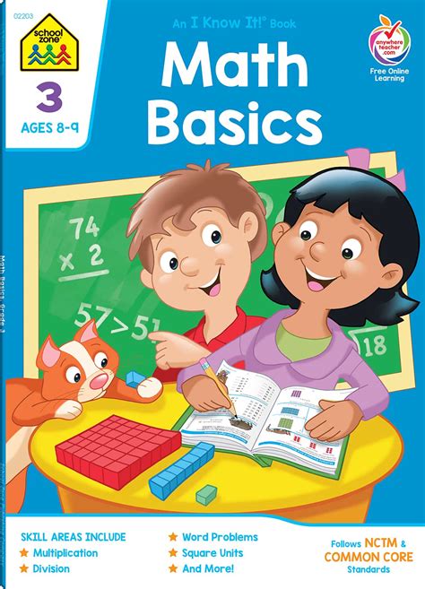 Workbooks Math Basics Grade 3 An I Know It Combo Book