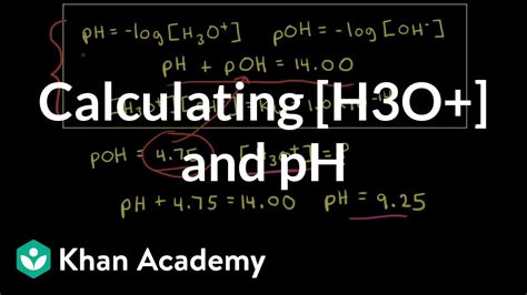 Worked Examples Calculating H₃o And Ph Khan Academy Calculating Ph Worksheet Answers - Calculating Ph Worksheet Answers