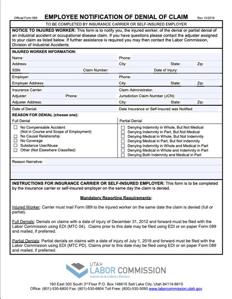workers compensation utah