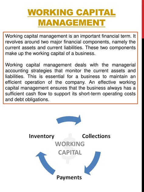 Working Capital Management Financial Restructuring Advisory