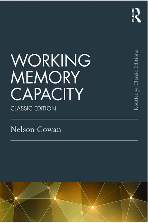 Working Memory Capacity Classic Edition Psychology Press And Routledge Classic Editions