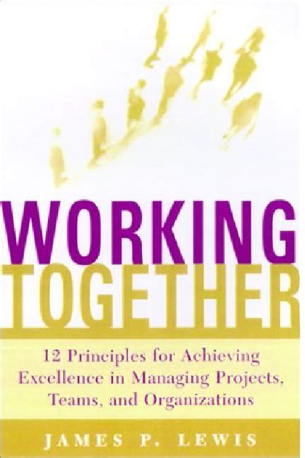 Working Together Twelve Principles For Achieving Ex