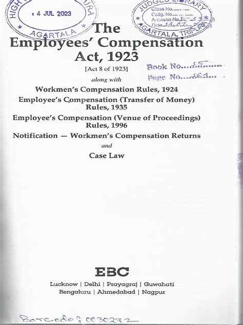 Workmen Compensation Act 1923 Pdf