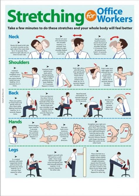 Workplace Stretching Posters