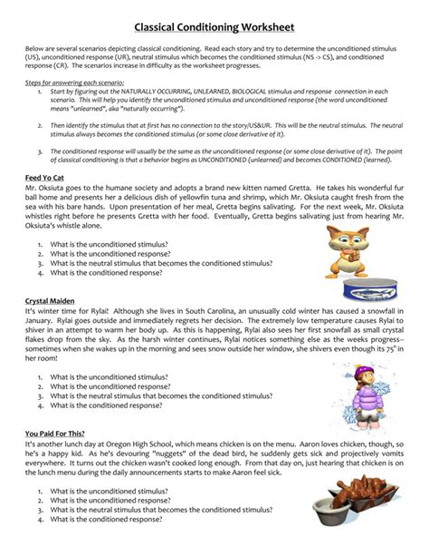 Worksheet Classical And Operant Conditioning Flashcards At The Clinic Worksheet Answers - At The Clinic Worksheet Answers
