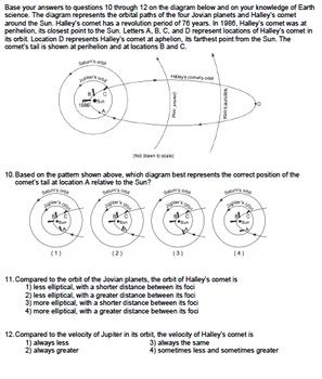 Worksheet Comets Amp Their Orbits Editable W Answers Halley S Comet Worksheet 5th Grade - Halley's Comet Worksheet 5th Grade