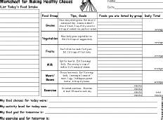 Worksheet For Making Healthy Choices Enchanted Learning Making Healthy Food Choices Worksheet - Making Healthy Food Choices Worksheet