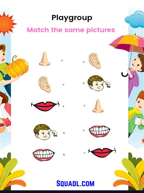 Worksheet For Playgroup