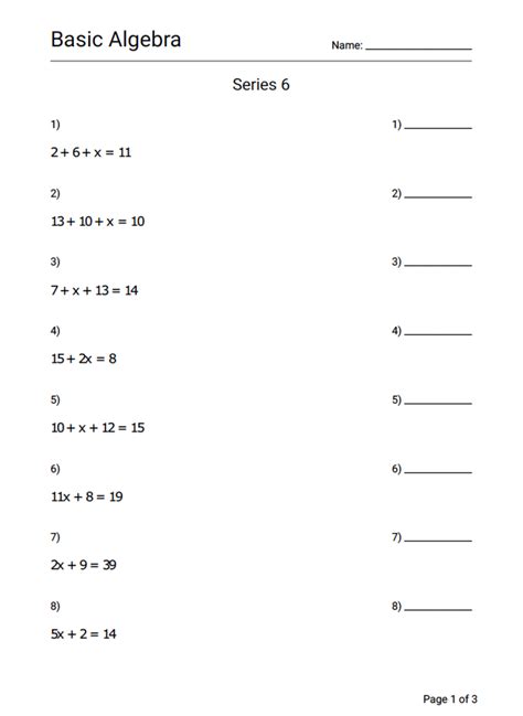 Worksheet Name Date Basic Mathematics Com