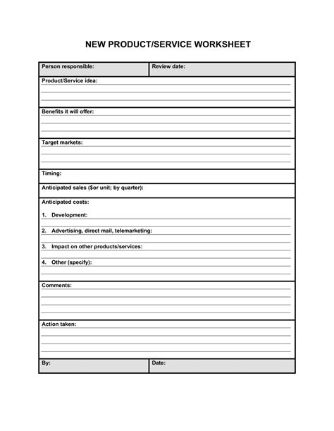 Worksheet New Product Or Service Template In Word Word Form To Standard Form Worksheet - Word Form To Standard Form Worksheet
