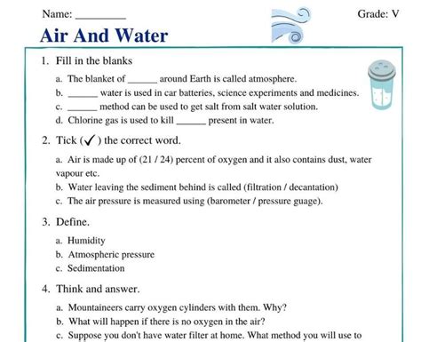 Worksheet On Materials Water And Air Solids Liquids Properties Of Liquids Worksheet - Properties Of Liquids Worksheet