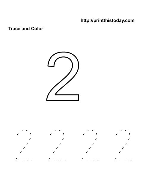 Worksheet On Number Two Number 2 Writing Tracing Number 2 Worksheet - Number 2 Worksheet