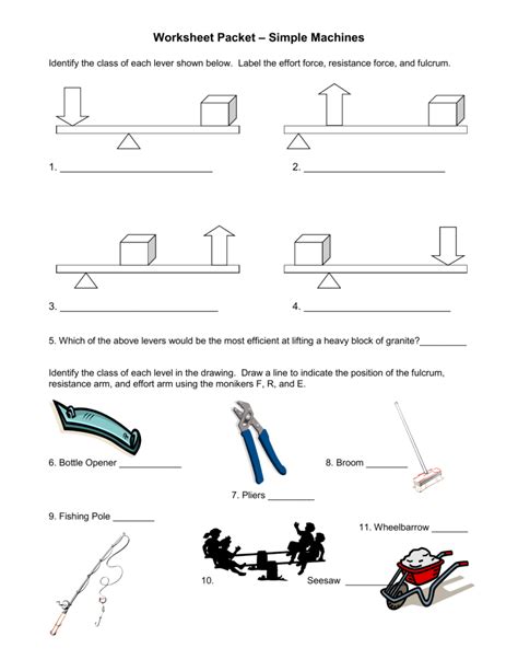 Worksheet Packet Simple Machines Answers   Internet Worksheets - Worksheet Packet Simple Machines Answers