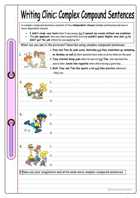 Worksheet Writing Complex Sentences Abcteach Writing Complex Sentences Worksheet - Writing Complex Sentences Worksheet