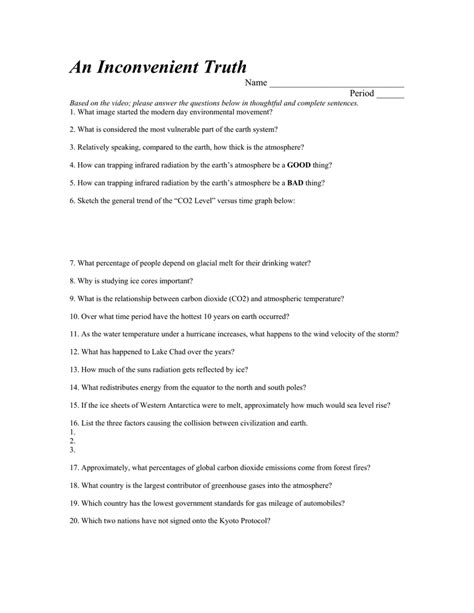 Worksheetfunctionlog Free Printables Worksheet An Inconvenient Truth Worksheet Answers - An Inconvenient Truth Worksheet Answers