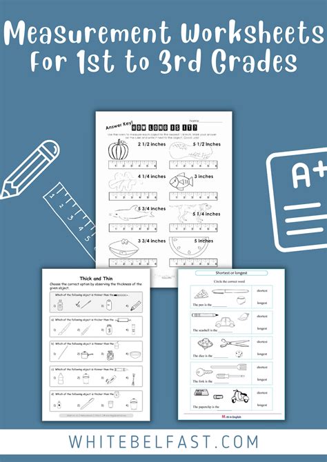 Worksheets Archives Whitesbelfast Com Measurement Worksheets For 1st Grade - Measurement Worksheets For 1st Grade