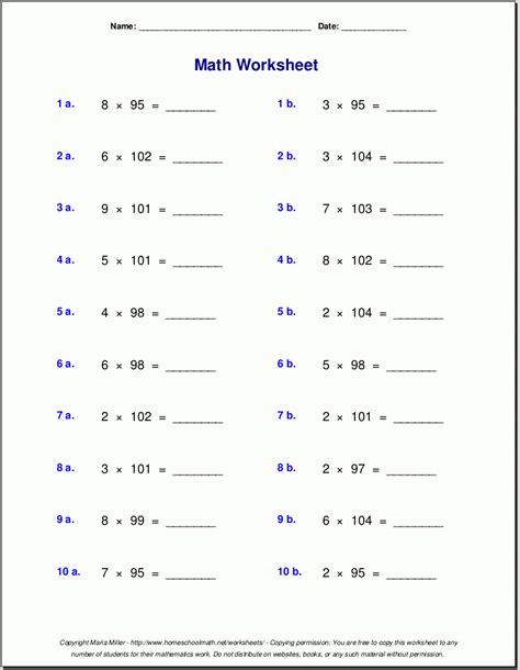 Worksheets For Class 5 Pdf Free Printable Class Revision Worksheet Grade 5 - Revision Worksheet Grade 5