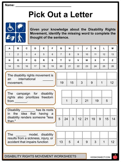 Worksheets For Learning Disabilities