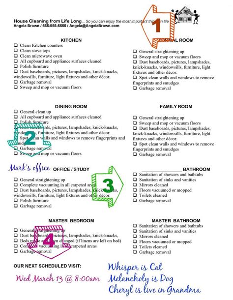Worksheets For Your House Cleaning Business Savvycleaner Gt Parts Of The House Worksheet - Parts Of The House Worksheet