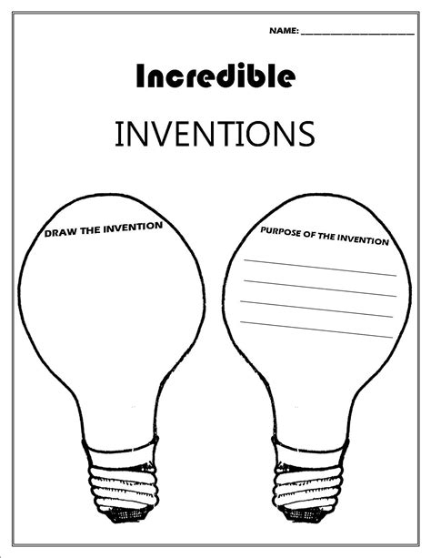 Worksheets Made By Teachers Invention Creation Worksheet For Kindergarten - Invention Creation Worksheet For Kindergarten