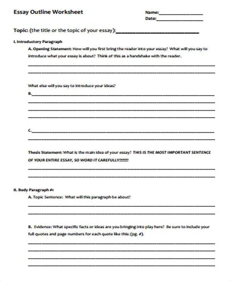 Worksheets Tpt Outline Practice Worksheet Middle School - Outline Practice Worksheet Middle School