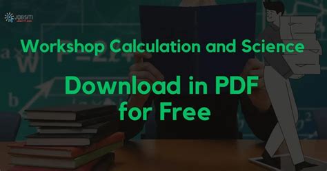 Workshop Calculation And Science Formulas Iti