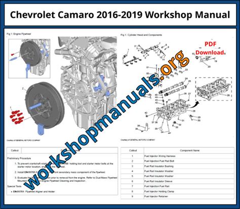 Workshop Manual Engine Mount Camaro 1978