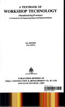 Workshop Technology Textbook Rs Khurmi
