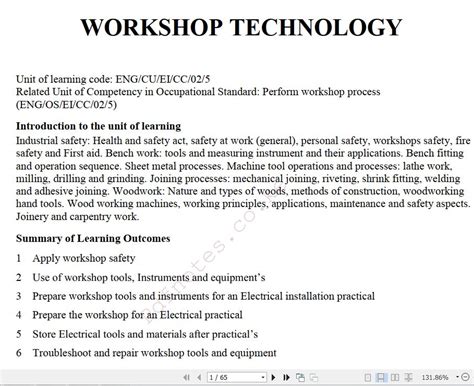 Read Workshop Technology Pdf 