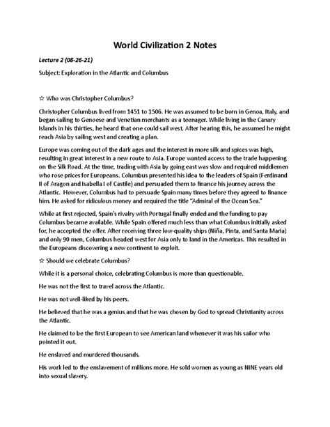 World Civilization 2 Study Guide Chibalutions