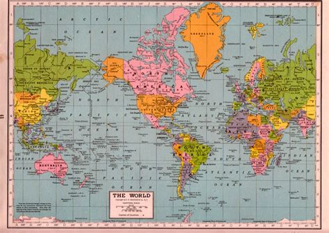 World Map 1940