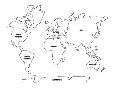 World Map Coloring Pages 100 Free Printables I Africa Continent Coloring Page - Africa Continent Coloring Page