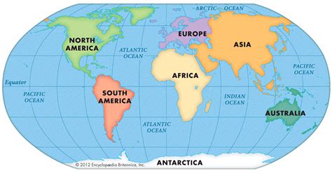 World Map Continents And Oceans Labeling Activity Lesson Label The Oceans Worksheet - Label The Oceans Worksheet