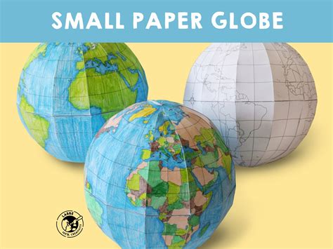 world map cut out globe