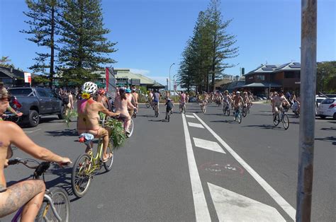 World Naked Bike Ride Byron Bay