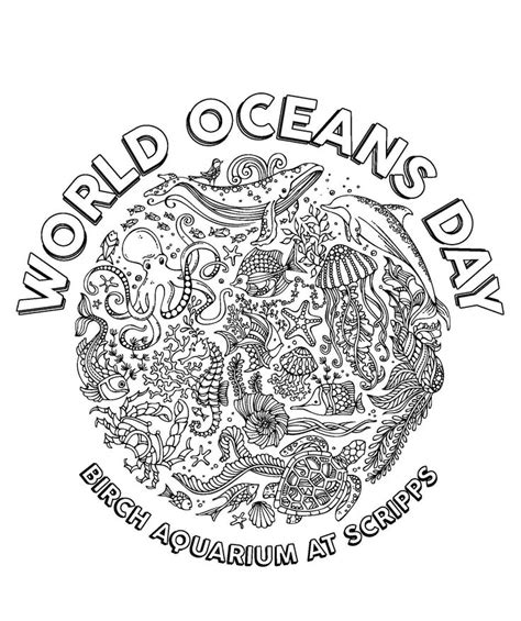 World Ocean Day Ocean Worlds Coloring Page Free Ocean Floor Coloring Pages - Ocean Floor Coloring Pages