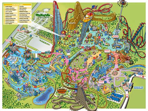 world of fun map
