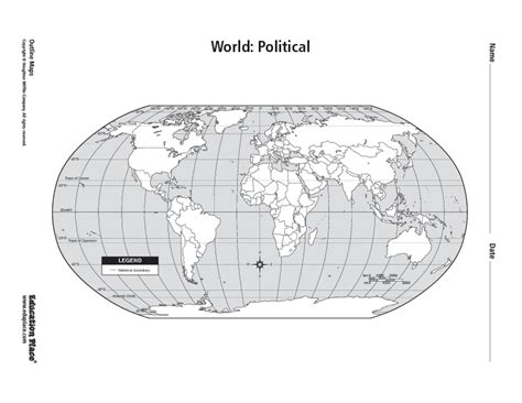World Political Map Organizer For 5th 12th Grade Political Map Worksheet 5th Grade - Political Map Worksheet 5th Grade