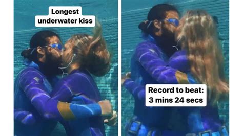 world record for longest kiss in cold water