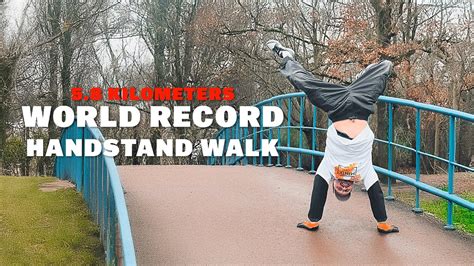World Record Handstand Walk
