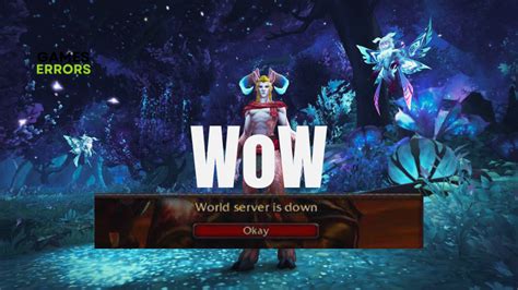 world server is down wow