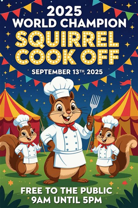 world squirrel cook off 2025