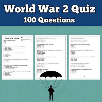 World War 2 Questions