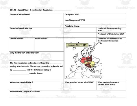 World War 2 Review Sheet Answer Key
